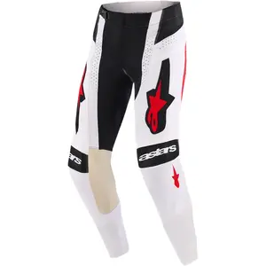 Calça Alpinestars Techstar Knif 26 - Preto/Branco/Vermelho