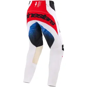 Imagem 2 de Calça Alpinestars Techstar Knif 26 - Preto/Branco/Vermelho
