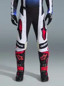 Imagem 3 de Calça Alpinestars Techstar Knif 26 - Preto/Branco/Vermelho