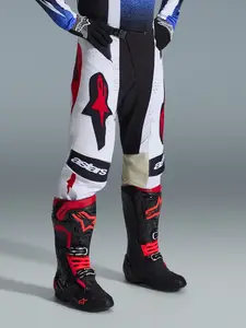 Imagem 4 de Calça Alpinestars Techstar Knif 26 - Preto/Branco/Vermelho