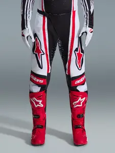 Imagem 3 de Calça Alpinestars Techstar Nomur 26 - Preto/Branco/Vermelho