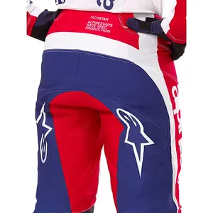 Imagem 5 de Calça Alpinestars Techstar Red Bud - Branco/Azul/Vermelho