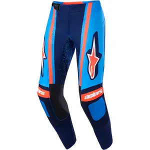 Calça Alpinestars Techstar Nomur 26 - Azul Marinho/Laranja