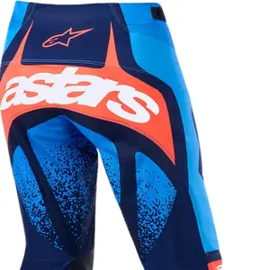 Imagem 5 de Calça Alpinestars Techstar Nomur 26 - Azul Marinho/Laranja