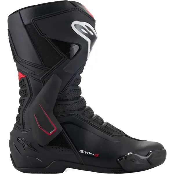 Bota Alpinestars SMX-6 V3 Preta/Branca/Vermelha - Grid Motors