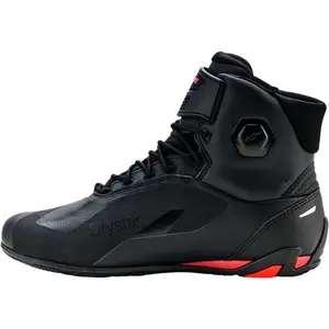 Imagem 3 de Tênis Alpinestars Faster 4 Drystar - Preto/Vermelho Fluor