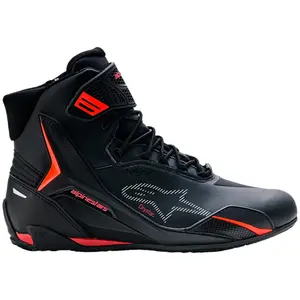 Imagem 4 de Tênis Alpinestars Faster 4 Drystar - Preto/Vermelho Fluor