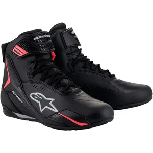 Tênis Alpinestars Stella Faster 4 Drystar - Preto/Cinza/Coral (Feminina)
