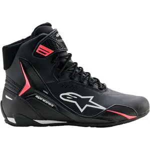 Imagem 2 de Tênis Alpinestars Stella Faster 4 Drystar - Preto/Cinza/Coral (Feminina)