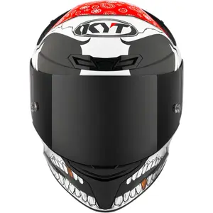 Imagem 3 de Capacete KYT TT Course Pirate - Preto/Branco/Vermelho