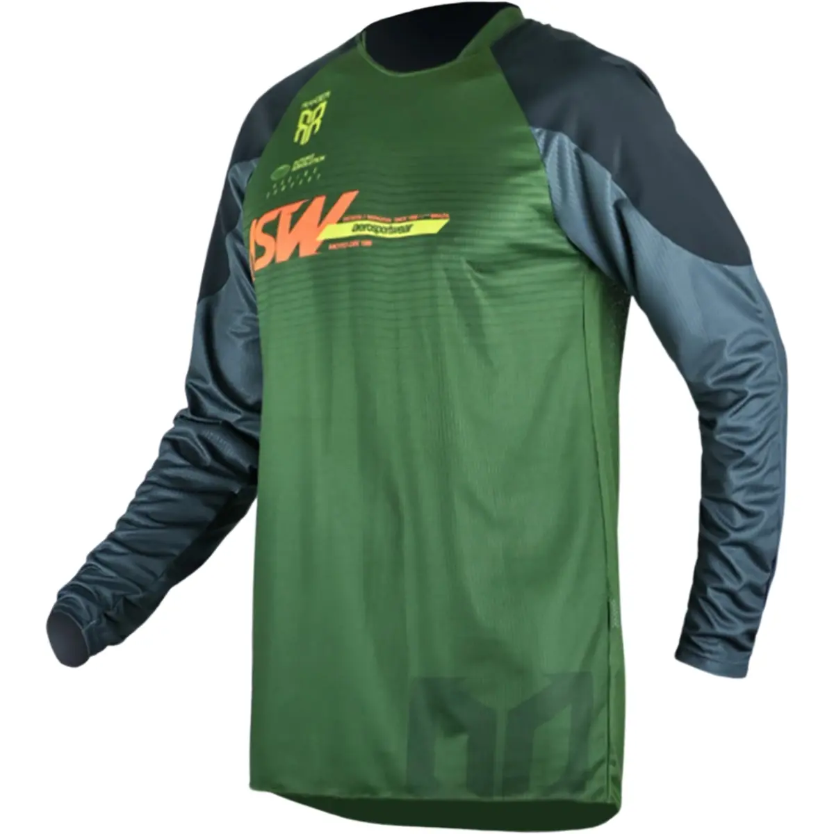 Camisa ASW Ranger Squad 26 - Verde Oliva/Chumbo - Grid Motors