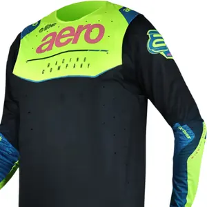 Imagem 3 de Camisa ASW Concept Genesis 26 - Preto Petróleo/Amarelo Fluor