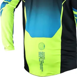 Imagem 4 de Camisa ASW Concept Genesis 26 - Preto Petróleo/Amarelo Fluor