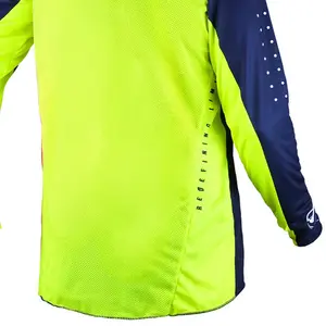 Imagem 4 de Camisa ASW Image Karma 26 - Azul Marinho/Amarelo Fluor/Branco