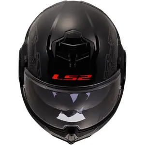 Imagem 7 de Capacete LS2 Advant FF906 Capital Moto Week - Preto Fosco (Articulado)