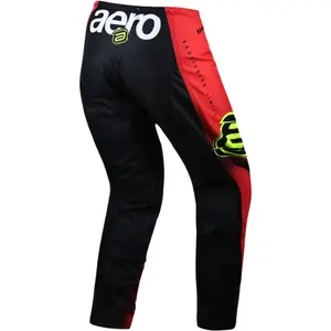 Imagem 2 de Calça ASW Image Elysium 26 - Vermelho/Preto/Amarelo Fluor