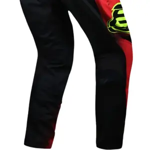Imagem 6 de Calça ASW Image Elysium 26 - Vermelho/Preto/Amarelo Fluor