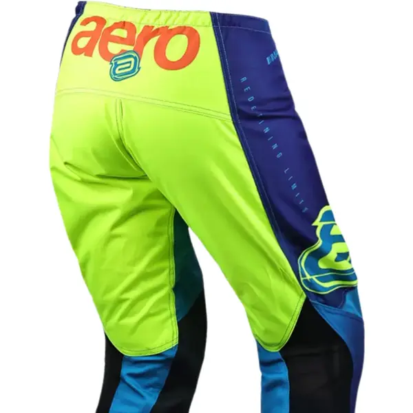 Calça ASW Image Elysium 26 - Verde Marinho/Amarelo Fluor - Grid Motors