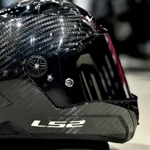 Imagem 9 de Capacete LS2 Thunder Carbon GP Aero Monocolor - Preto