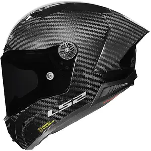 Capacete LS2 Thunder Carbon GP Aero Monocolor - Preto