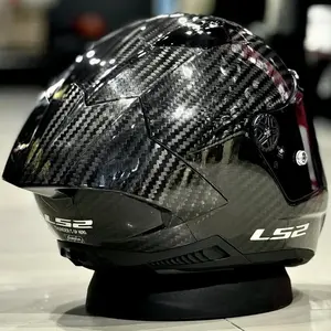 Imagem 8 de Capacete LS2 Thunder Carbon GP Aero Monocolor - Preto
