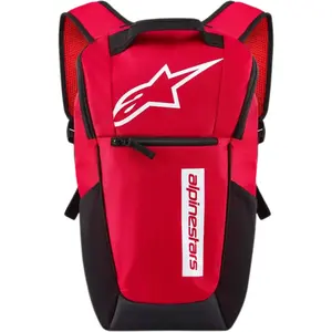 Imagem 2 de Mochila Alpinestars Defcon V3 Backpack Vermelho/Branco - 13,6 Litros