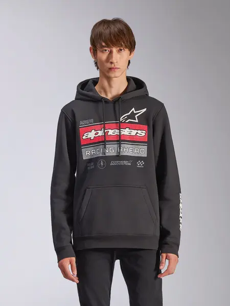 Moletom Alpinestars Harken Hoodie - Preto - Grid Motors