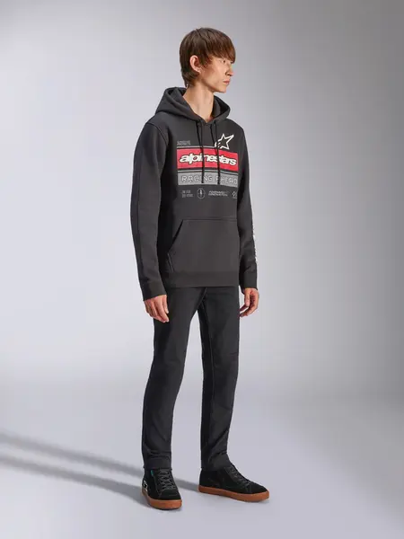 Moletom Alpinestars Harken Hoodie - Preto - Grid Motors