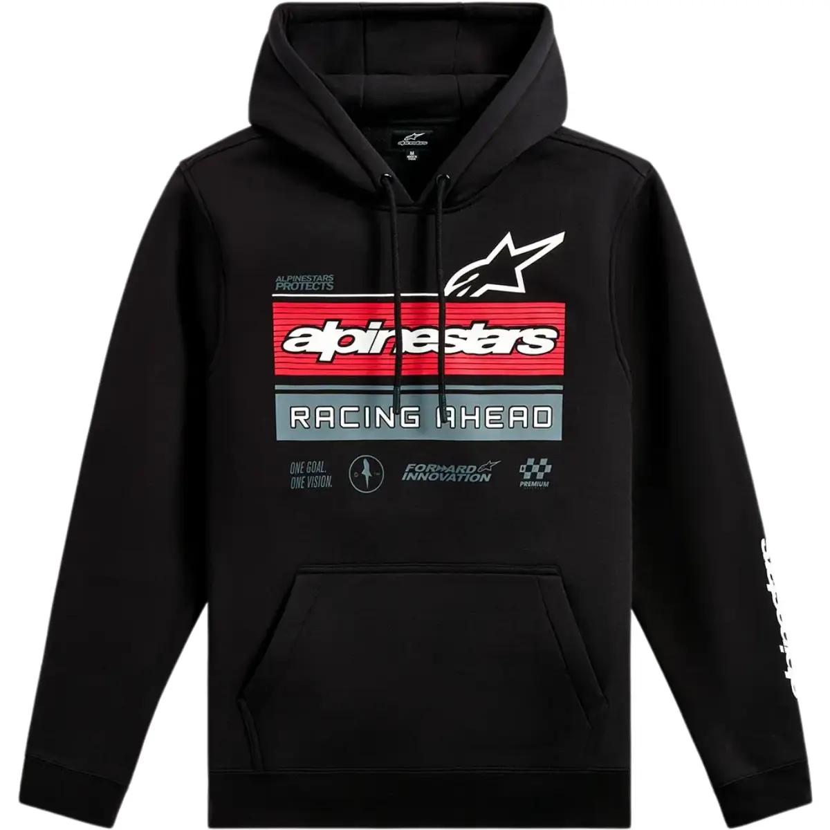 Moletom Alpinestars Harken Hoodie - Preto - Grid Motors
