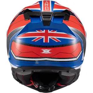 Imagem 7 de Capacete Texx Kaiman Flag Reino Unido - Azul/Branco/Vermelho