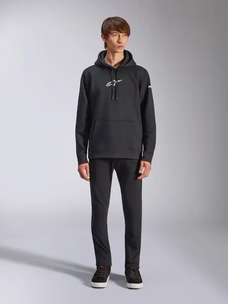 Moletom Alpinestars Frontal Hoodie - Preto - Grid Motors