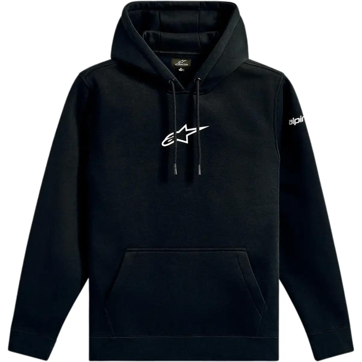 Moletom Alpinestars Frontal Hoodie - Preto - Grid Motors
