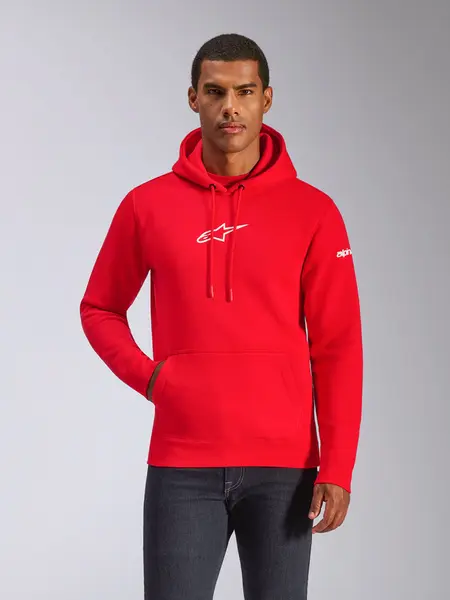 Moletom Alpinestars Frontal Hoodie - Vermelho - Grid Motors