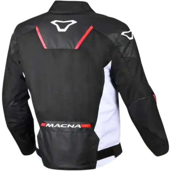 Jaqueta Macna Tazar 2.0 - Preto/Vermelho (Impermeável) - Grid Motors