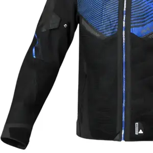 Imagem 3 de Jaqueta Macna Foxter - Preto/Azul (Ventilada)