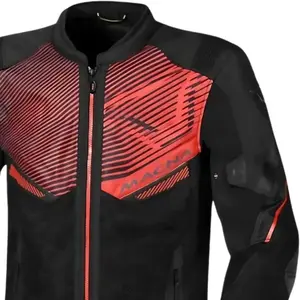 Imagem 3 de Jaqueta Macna Foxter - Preto/Vermelho (Ventilada)