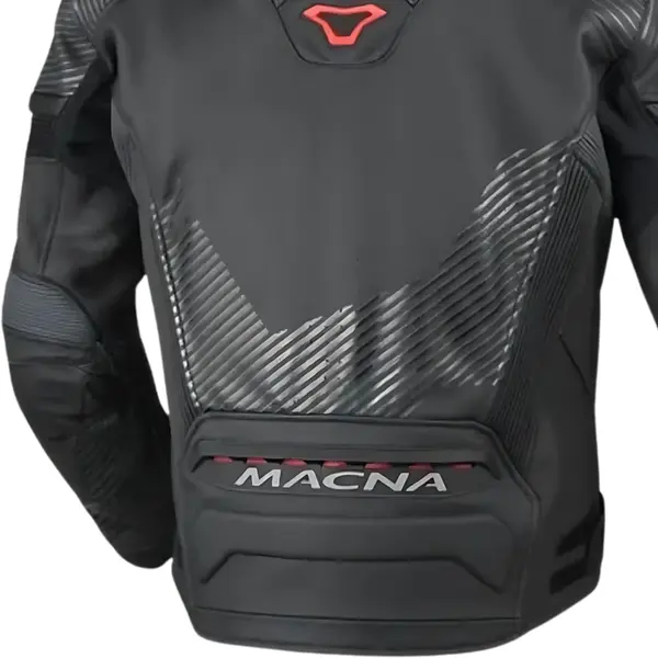 Jaqueta Macna Couro Ignite - Preto (Ventilada) - Grid Motors