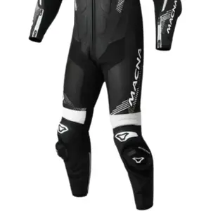 Imagem 4 de Macacão Macna Armadyl 1 Peça - Preto/Branco (Couro)