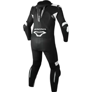 Imagem 2 de Macacão Macna Armadyl 1 Peça - Preto/Branco (Couro)