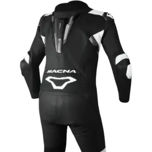 Imagem 5 de Macacão Macna Armadyl 1 Peça - Preto/Branco (Couro)