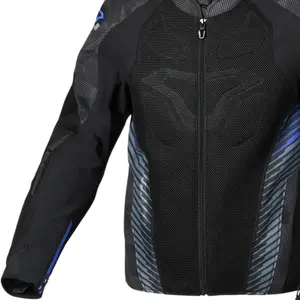 Imagem 4 de Jaqueta Macna Novic - Preto/Azul (Ventilada)