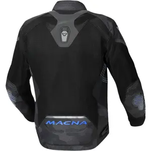 Imagem 2 de Jaqueta Macna Novic - Preto/Azul (Ventilada)