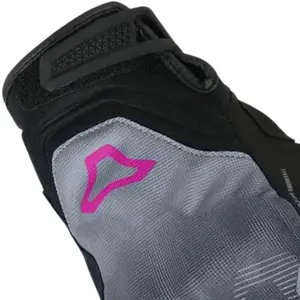 Imagem 3 de Luva Macna Recon 2.0 Lady - Preto/Cinza/Rosa (Feminina)