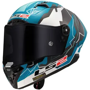 Imagem 2 de Capacete LS2 Thunder Carbon GP Aero Huertas - Azul/Cinza/Preto