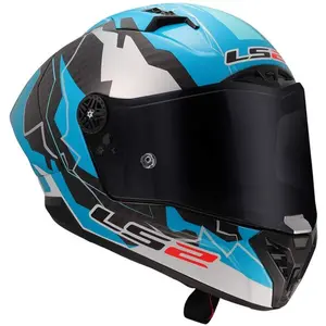 Imagem 4 de Capacete LS2 Thunder Carbon GP Aero Huertas - Azul/Cinza/Preto