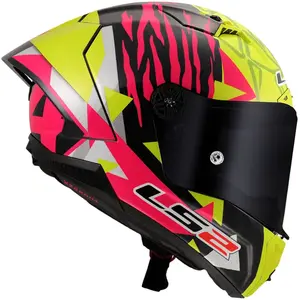 Imagem 5 de Capacete LS2 Thunder Carbon GP Aero Fermín Aldeguer - Amarelo/Rosa