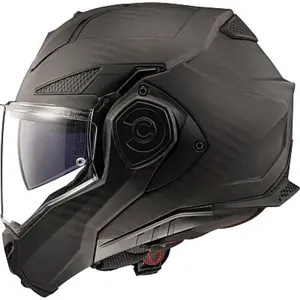 Imagem 2 de Capacete LS2 Advant X FF901 Carbon Solid - Preto Fosco (Articulado)