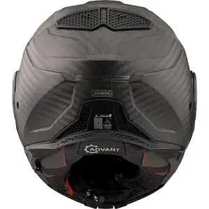 Imagem 8 de Capacete LS2 Advant X FF901 Carbon Solid - Preto Fosco (Articulado)