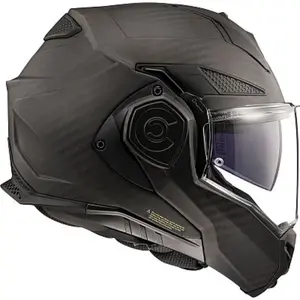Imagem 5 de Capacete LS2 Advant X FF901 Carbon Solid - Preto Fosco (Articulado)