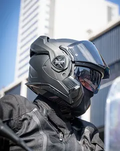 Imagem 9 de Capacete LS2 Advant X FF901 Carbon Solid - Preto Fosco (Articulado)